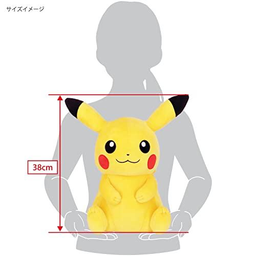 Sanei Boeki Pokemon Potehug Kudde Pikachu B36 x D22 x H38cm Gosedjur Pokemon PZ60