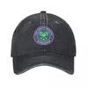 Wimbledon Joc De Tenis Șepci De Baseball Unisex Insignă Mindfulness Pălărie Spălată Uzată Șapcă De Soare Reglabilă Pentru Co