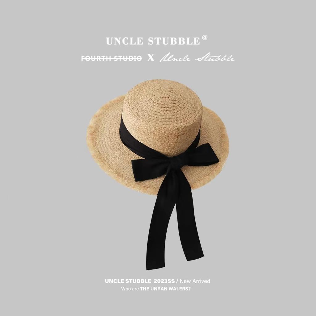 Fashion Handmade 100%natural Raffia Dame Top Big Brim Straw Hat Beach Girl Holiday Panama Sunscreen Breathable Sun Hat sale