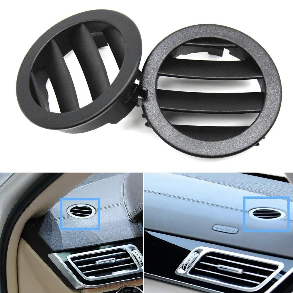 Left Right Dashboard Air Conditioning AC Vent Grille Small Round Panel Cover For Benz E Class W212 2009-2015 E200 E300 E350 E550