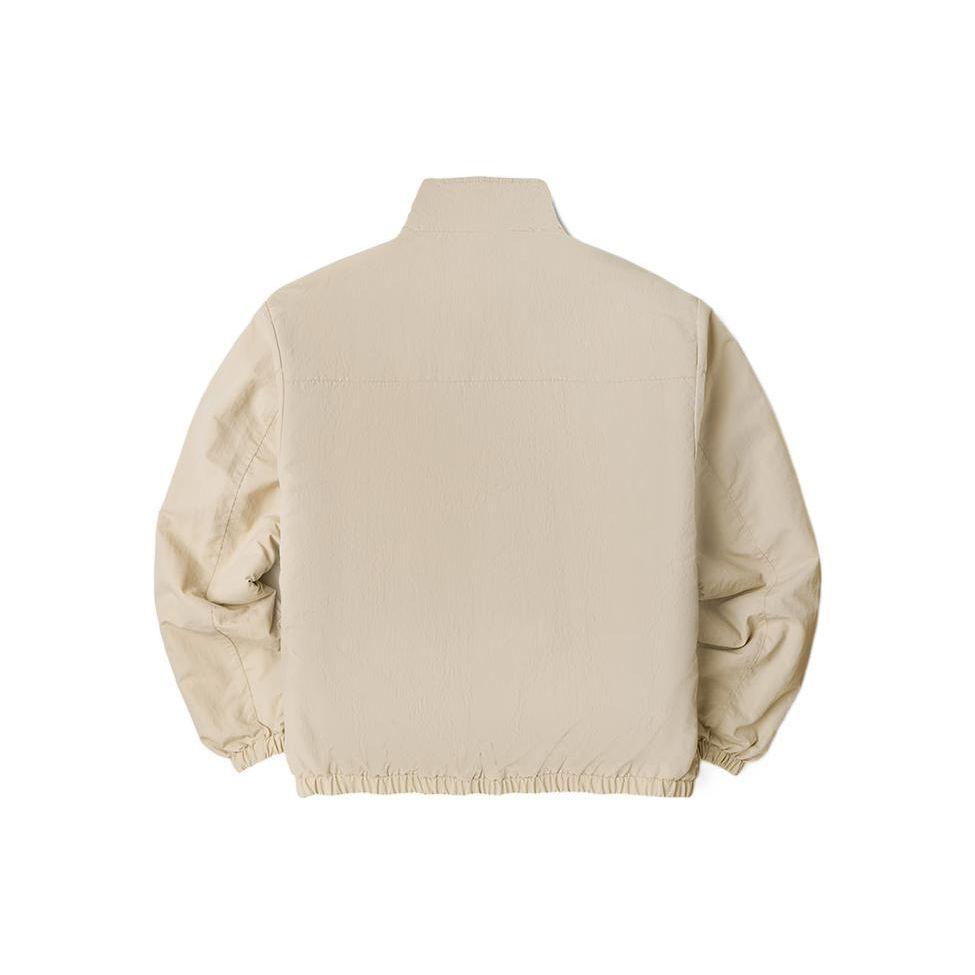 Lee Solid Color Logo Print Stand Collar Jacket Men Jackets Beige LMT00401520004197W000