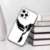 Luxury Black White Swan Phone Case For iPhone17,16,15,14,13,12,11 Plus,Pro Others Soft Black Cover