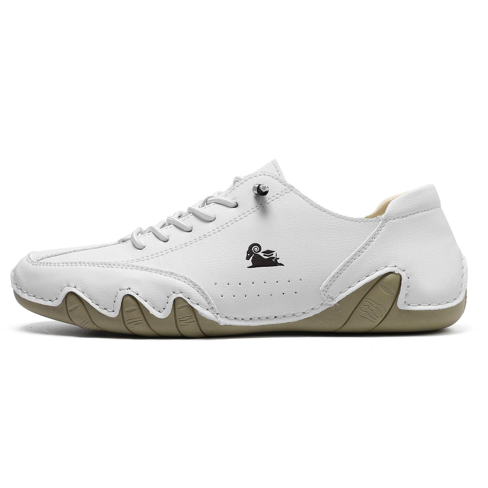 

Большие размеры 35-50 Мужская удобная летняя кожаная повседневная обувь Спортивная обувь Прогулочные дизайнерские мокасины Спортивная обувь для мужчин EU44/CN45 белый