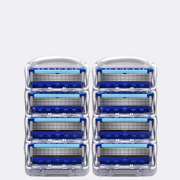 5-Blade Durable Manual Shaving Razor for Face