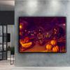 Pittura Diamante Halloween Zucca Spaventosa Paesaggio Ricamo Punto Croce Strass Decorazione Casa