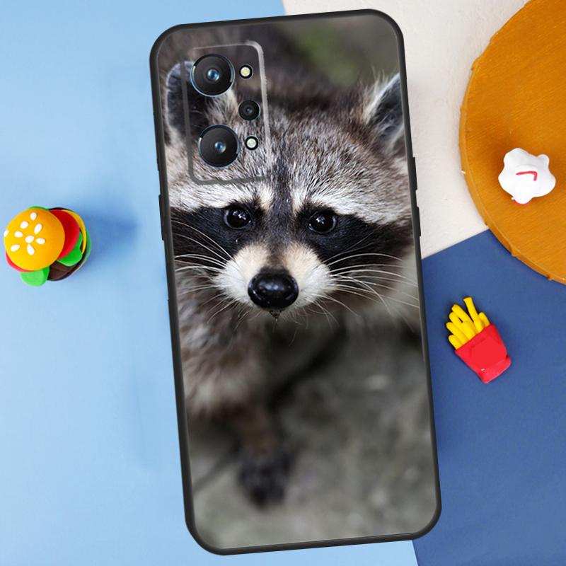 Raccoon For Realme GT Neo 5 3 2 C55 C35 C33 C31 C30 C25 C21Y C15 C11 Realme 8 9 10 11 Pro Plus Case