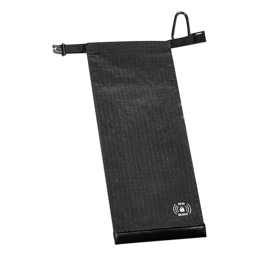 

RFID Blocking Sleeves Roll Faraday Bag Anti Theft Travel Hidden Wallet For Phone, Cash, Cards, Key чорний