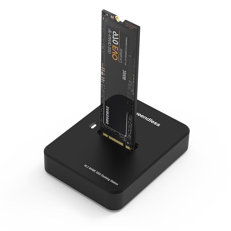 SATA/NVMe Dual-Protocol High-Speed Reader & External HDD Copier M.2 SSD Enclosure Dock