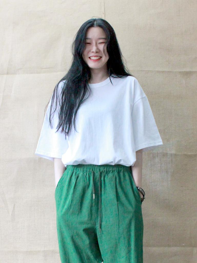 Deumakeu Men'S & Women'S Oversized Plain Layered Short Sleeve T-Shirt White