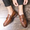 Fashion Hot Selling En's Loafers Europe America Soft Soles Comfortable Men's Formal Shoes Men's Genuine Leather Casual Shoes