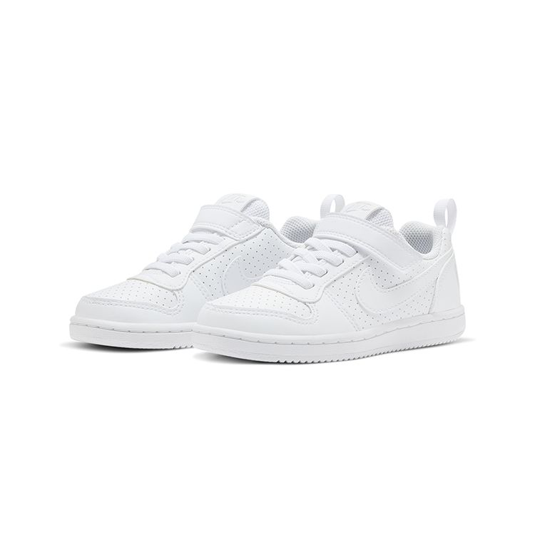 Nike Court Borough Low SL PS Triple White Kids Sneakers AV3167-100