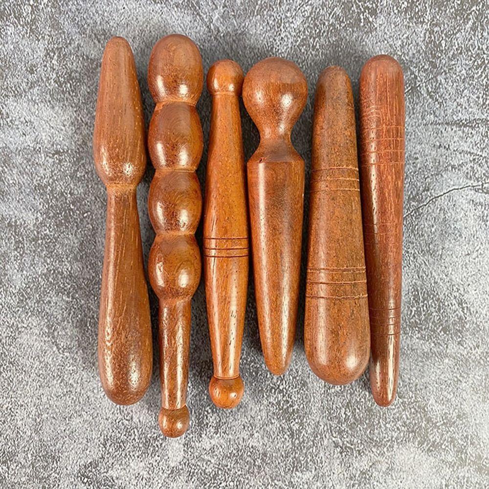 Wooden Acupoint Massage Stick Beauty Auxiliary Tool Massager  for Relieve Physical Fatigue