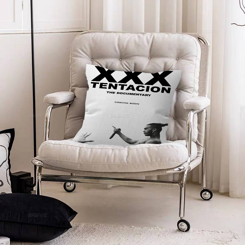 Hip Hop Z-XXXTentacion Personalized picture text home decorative pillows Household Gifts 45x45cm