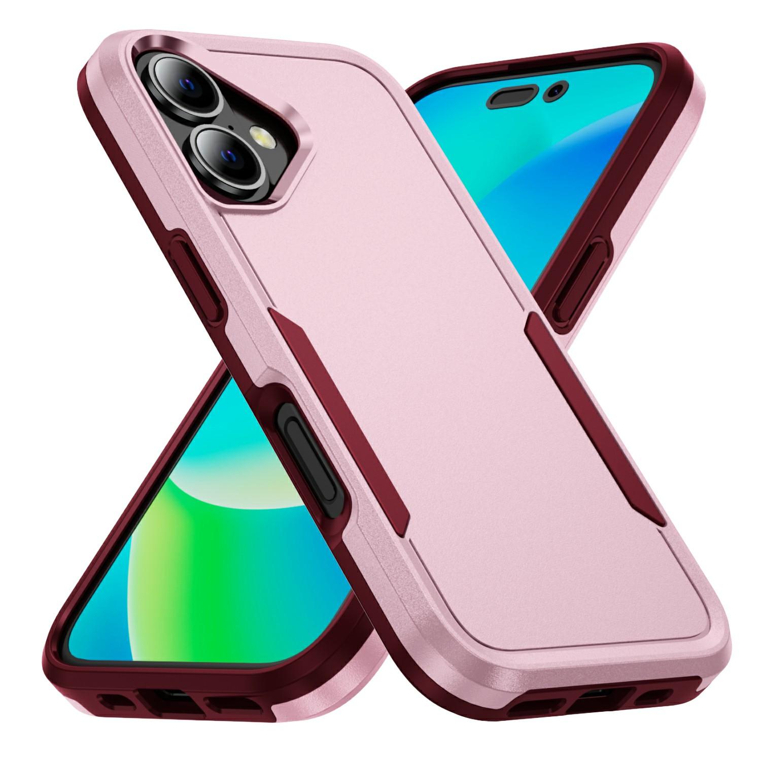 For iPhone 17 Case PC + TPU Military Grade Drop Protective Phone Cover B