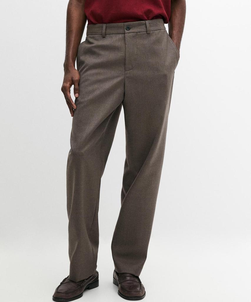 Masimodutti Cool Wool Blend Trousers