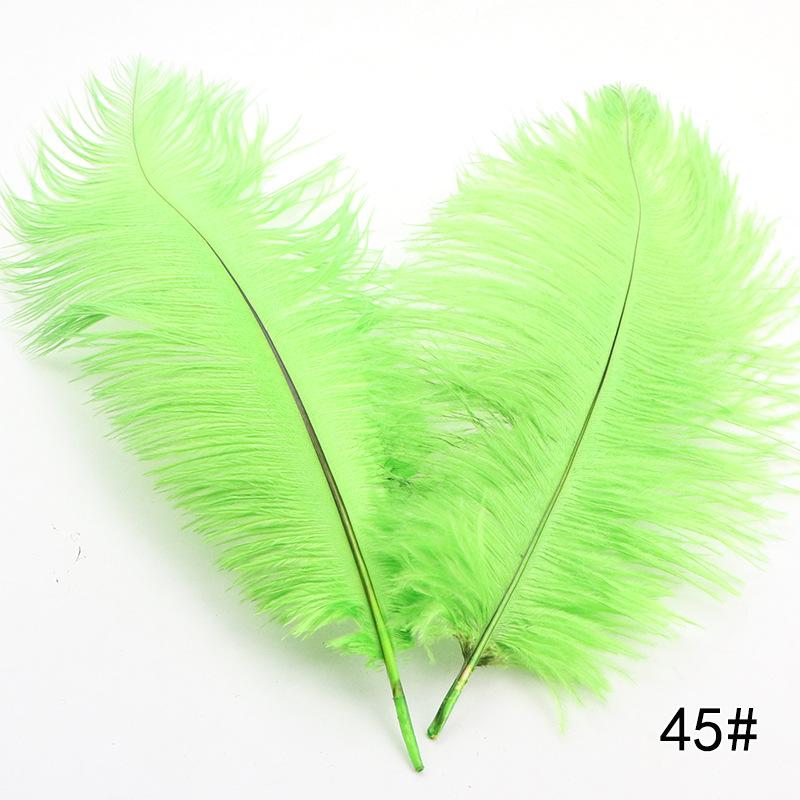 High Quality Ostrich Hair 35-40Cm Multi-Colored Decorative Feathers, Stage Room Flower Arrangement Feathers