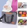 1pcs Stylish Insulated Bag Outdoor Travel Crossbody Bag Large Capacity Lunch Box Storage Bag Work Commute Bento Insulated Tote