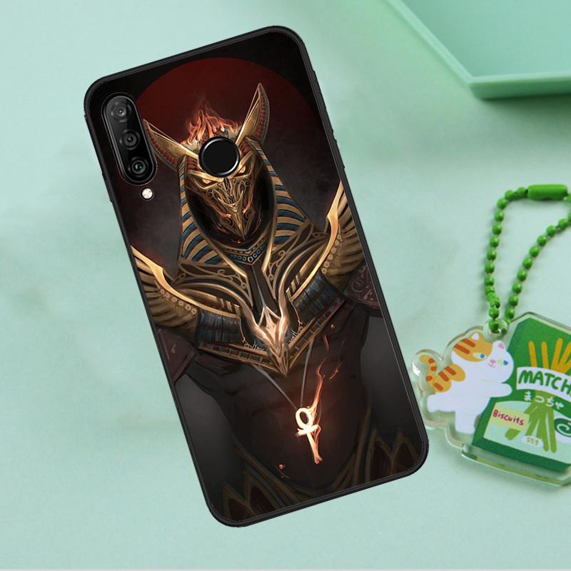 Egypt Nefertiti Anubis Ankh For Huawei Nova 12i 12s 7i 8i 11i 9 10 SE Y90 Y60 Y70 Y72 Y61 Y91 P30 P40 Lite P60 Pro Case