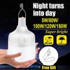 Bec de 180W Bec LED USB portabil Lampă reîncărcabilă Piață de noapte Încărcare Camping Lumină suspendată Cort Lanternă de pescuit Lampă de urgență Accesorii pentru exterior