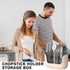 3 Fächer Utensilienhalter 3 Fächer Organizer Caddy Box Zum Kochen Transparent Besteck Silberwaren Organizer Behälter Halter