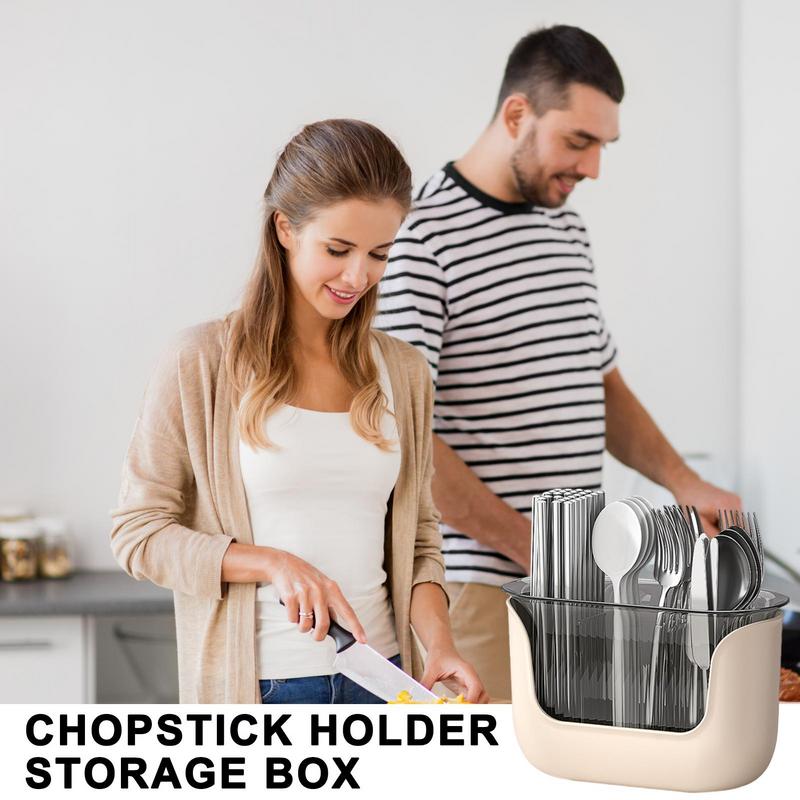 Suport ustensile cu 3 compartimente Organizator cu 3 compartimente Cutie caddy pentru gătit Organizator transparent pentru tacâmuri Recipient suport pentru tacâmuri