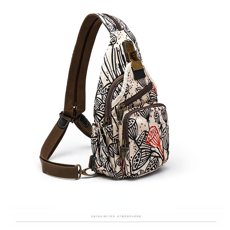 Brystveske for kvinner, Fritidsreiser Multipurpose Crossbody-veske, Mote Allsidig liten ryggsekk