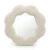 Miroir Ondulé Doux – Fleur – Pierre (25.4x25.4x2.3cm)