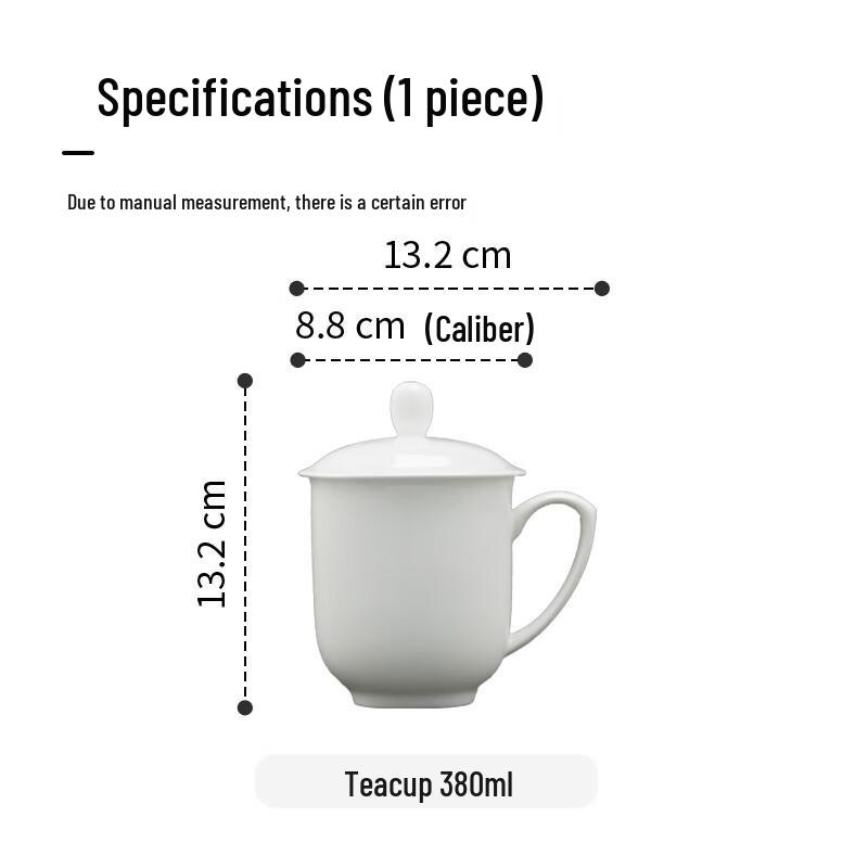 Jingdezhen Ceramic Tea Cup with Lid