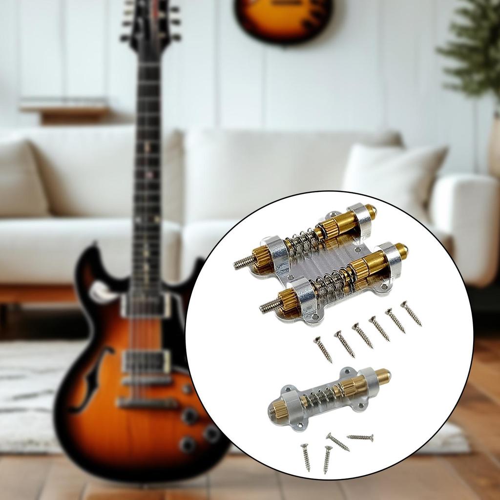Gitarren-Tremolo-Stopper, Armierungsversteller für E-Gitarren, Zubehör, massiver Gitarren-Tremolo-Brückenstabilisator für Anfänger