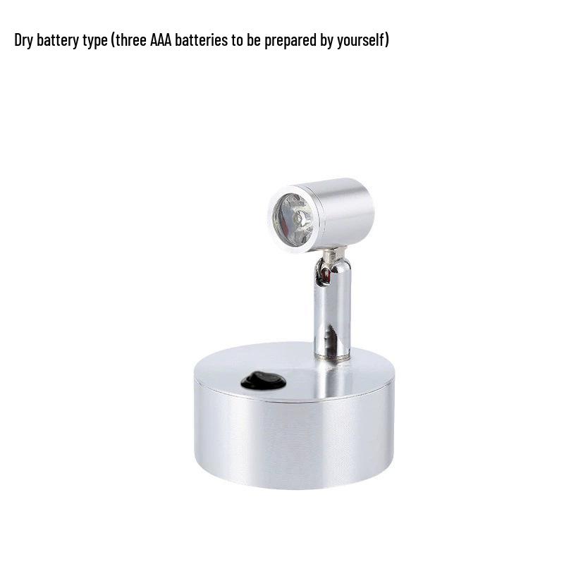 LED Batteriebetriebener Schmuckstrahler für Straßenstände und Schreibtische - Kabelloses Laden