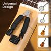 2 In 1 Guitar String Winder And Bridge Pin Puller With 5 Picks For Quick String Change On Electric Acoustic Guitars