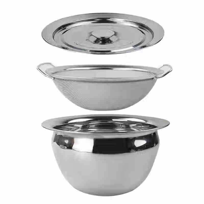 

Набор корзин для слива масла из нержавеющей стали