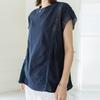 Dedra Weaving Lace Linen Blouse Tbf3411