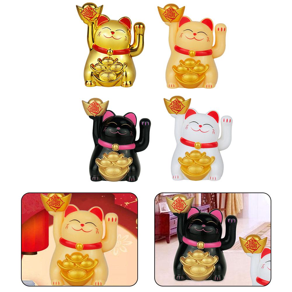 Automatic Waving Lucky Cat Ornament Lucky Cat Decor