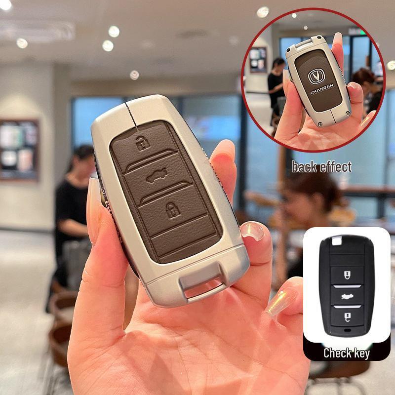 Premium Key Case for Changan Models: CS75, CS55, CS35, Ruicheng CC, Yixiang V7, and Eado