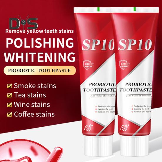 1/2/3Pcs 100G Probiotic Toothpaste Men Women Natural Teeth Whitening Deep Cleaning Bad Breath Stain Removal Teeth Brightening Toothpaste