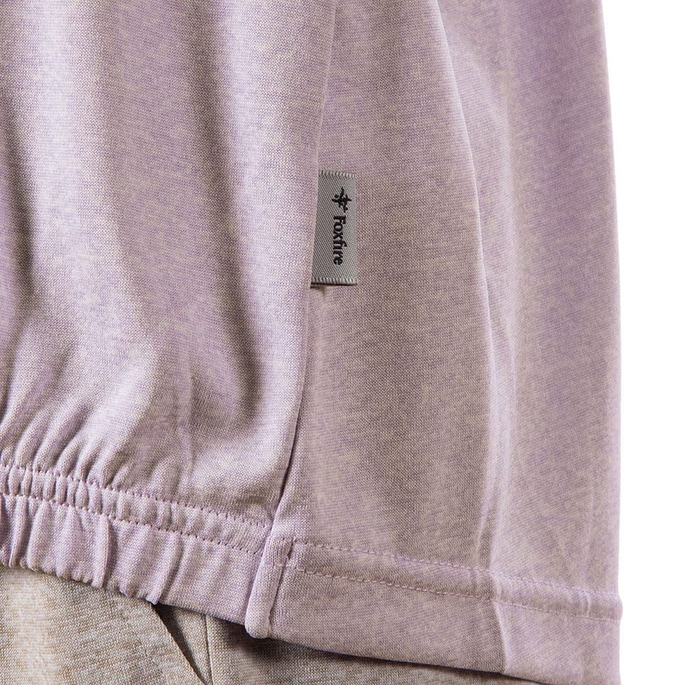 Foxfire SC Melange Snap Cardigan Lavender T-shirt [8215381] [Insect Repellent] [Skolon] Women's