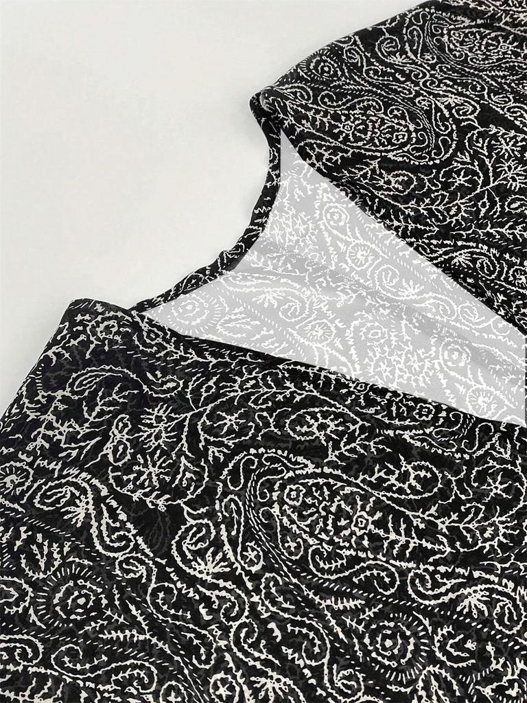 European & American 2026 Spring/Summer Women's Fashion Printed Casual Cardigan Shirt