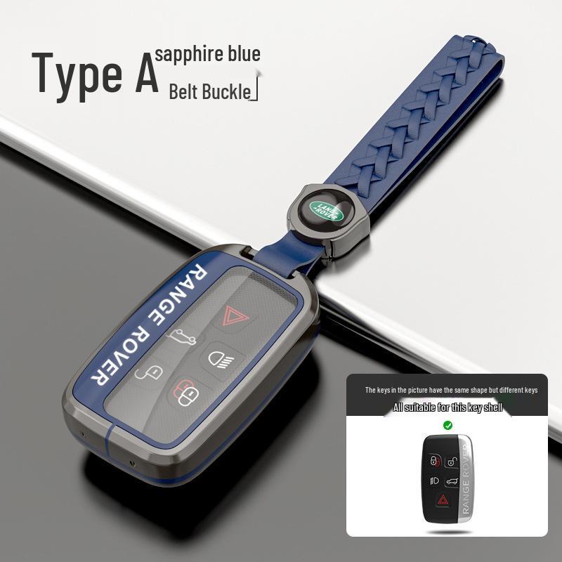 5-Button Key Case for Range Rover: Sport, Evoque, Defender, Discovery, Velar, Discovery 4