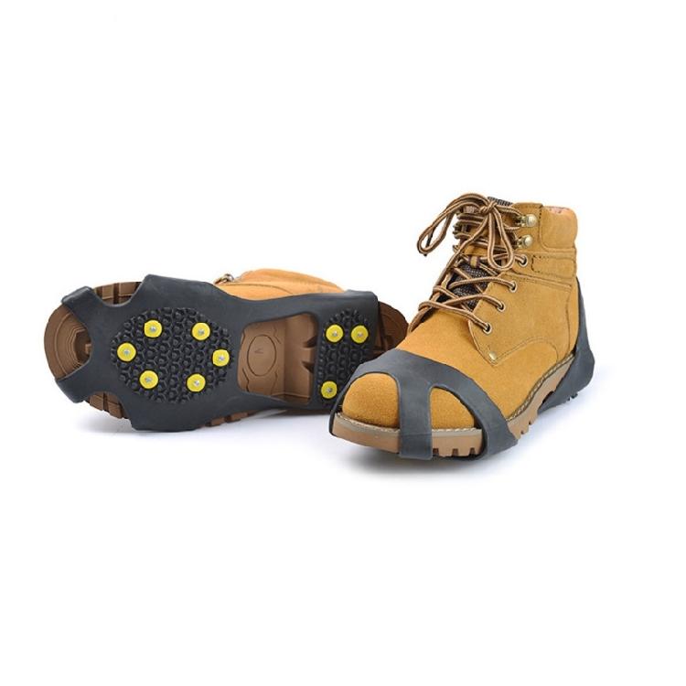 NonSlip Winter Ice Grippers with 10 Teeth Ice Snow Grip Snow Ice Claw Winter Shoe Boot Cleats Ice Grippers Enduring