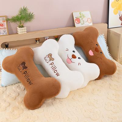 Simulated Bone Throw Pillow Plush Toy Cute Dog Doll Doll Female Bed Waist Pillow