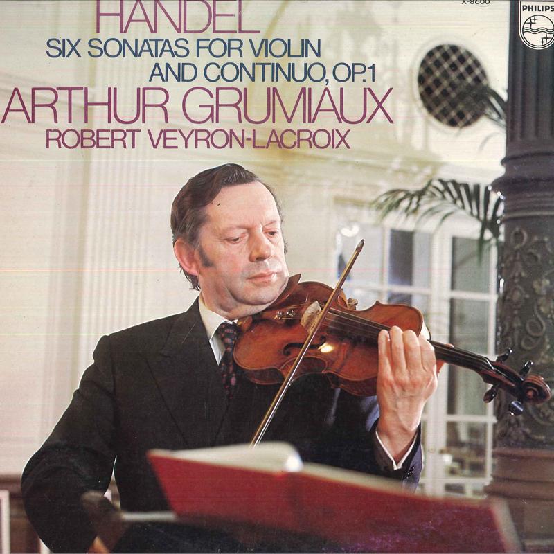 

LP Record ARTHUR GRUMIAUX, ROBERT VEYRON-LACR - Handel: Six Sonatas For Violin And X8600 PHILIPS 1978 Japan Obi Classical Used