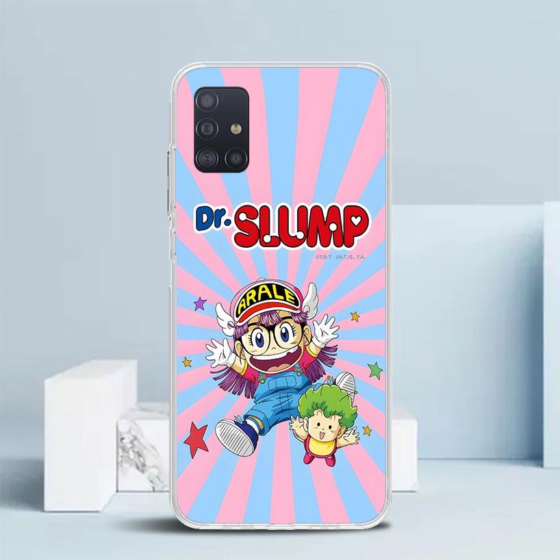 Arale Dr Slump Soft Cover for Samsung Galaxy A12 A22 A32 A52 A72 A02S Phone Case Note 20 Ultra 10 S10 Plus A51 A71 A50S A20S A10