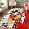 1Pc Mickey Mouse Comic Strip Rug Office Carpet Indoor Outdoor Doormat Nonslip Soft Comfortable Living Christmas Halloween Xmas Gift D924400