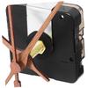 FRCOLOR Wall Clock Movement Kit with Walnut Wood Clock Hands, Long Axis Sweep Silent Function, Elegant Design