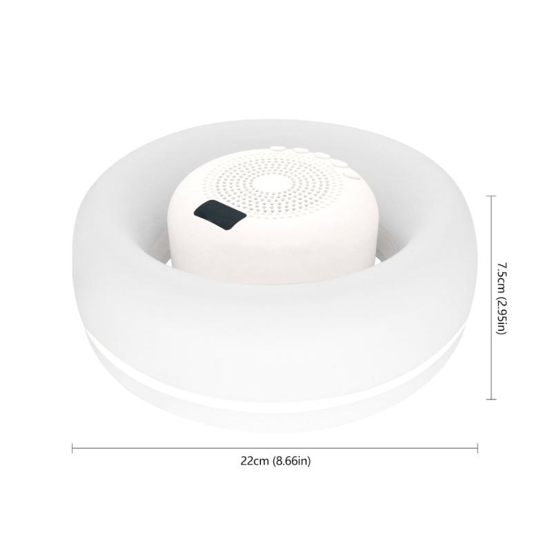 Floating Bluetooth-compatible Speaker with Dynamic LED Lights IPX6 Waterproof Temp Display for Pool Parties Swimming