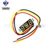 0.28" Ultra-Compact Adjustable DC Voltage Meter, White, 3-Wire, 0-100V Range