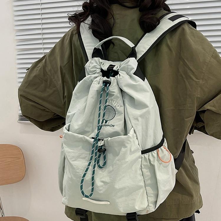 Women's Gym Bag Ultralight Drawstring Backpack