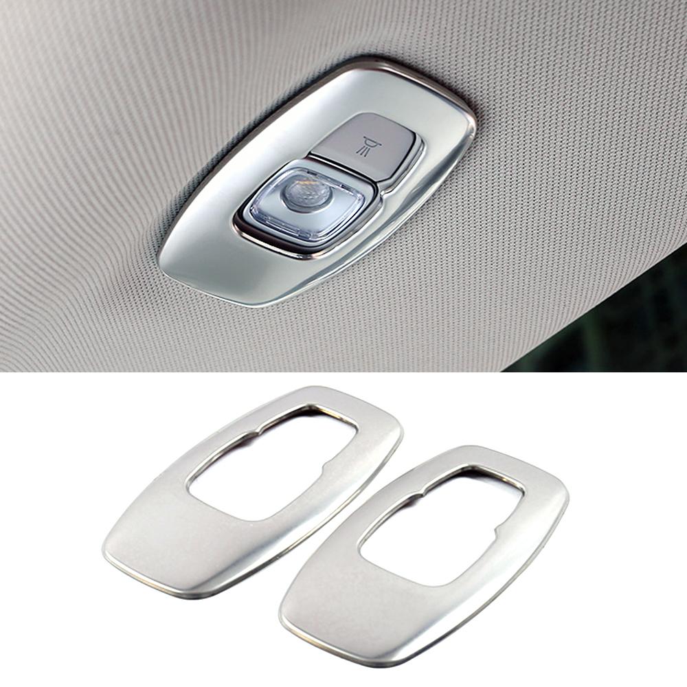 For Renault Koleos 2017- Car Styling Stainless Steel Interior Molding Frame Cover Trim Matte Silver Sticker For Samsung