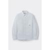 Customellow Oversized Fit Solid Shirt White C9sam26204whx